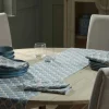 Cox & Cox Kitchen Accessories & Tableware<Cotton Table Runner - Swedish Blue Print