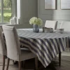 Cox & Cox Kitchen Accessories & Tableware<Cotton Tablecloth - Nautical Stripe - Large