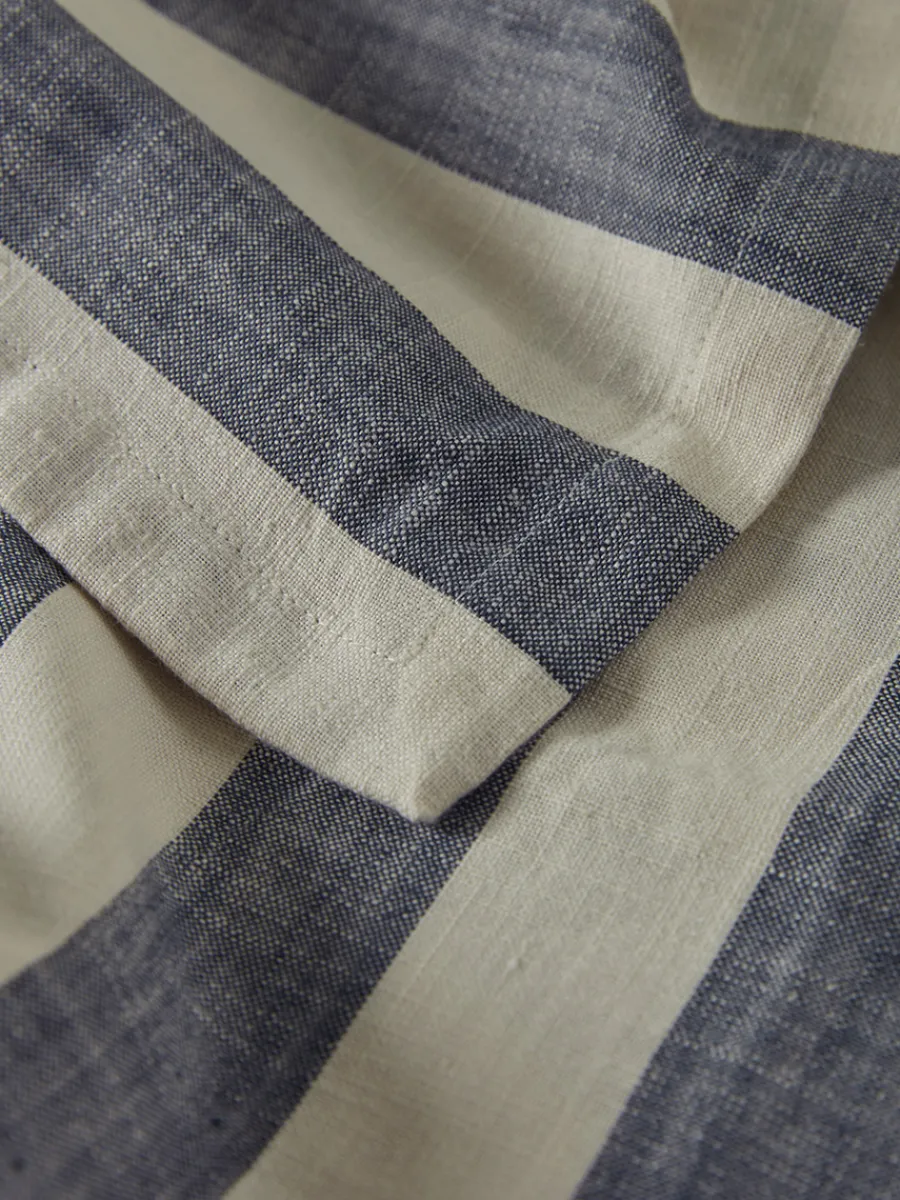Cox & Cox Kitchen Accessories & Tableware<Cotton Tablecloth - Nautical Stripe - Large