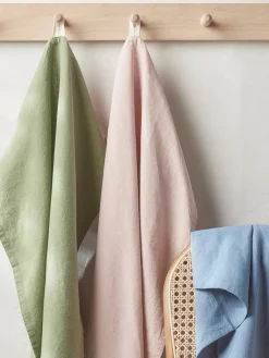 Cox & Cox Kitchen Accessories & Tableware<Cotton Tea Towel - Nordic Blue