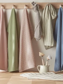 Cox & Cox Kitchen Accessories & Tableware<Cotton Tea Towel - Nordic Blue