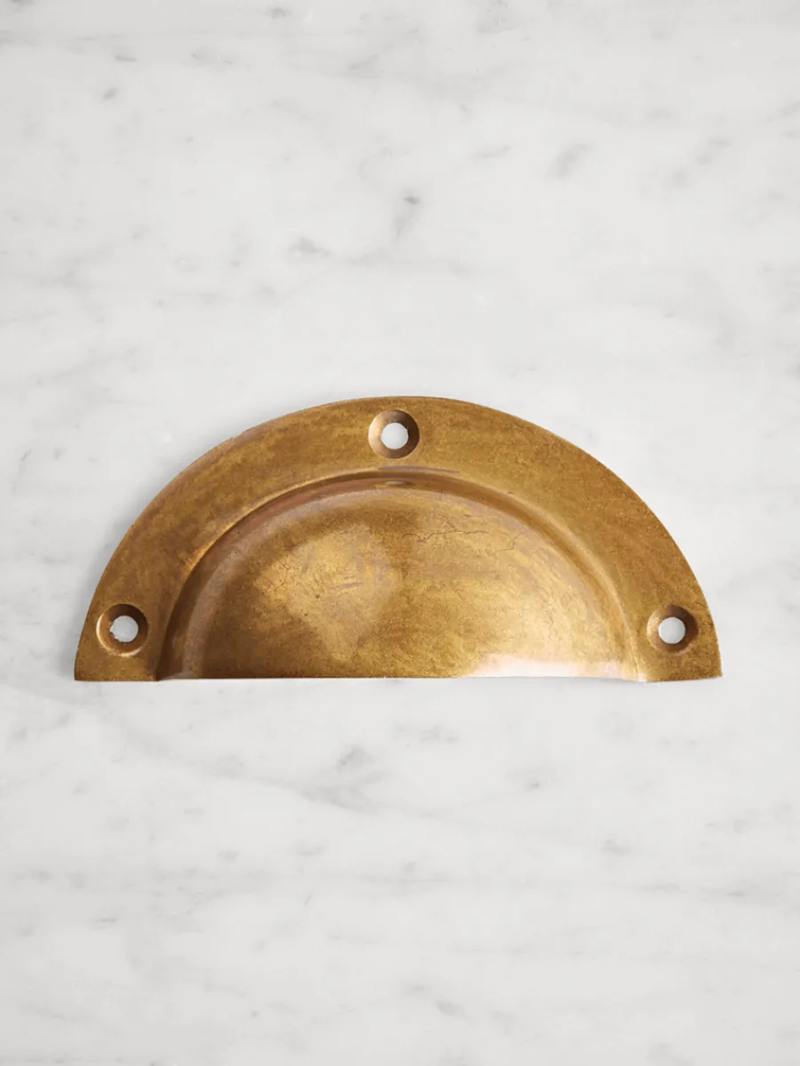 Cox & Cox Hardware<Cup Handle - Antique Brass