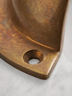 Cox & Cox Hardware<Cup Handle - Antique Brass