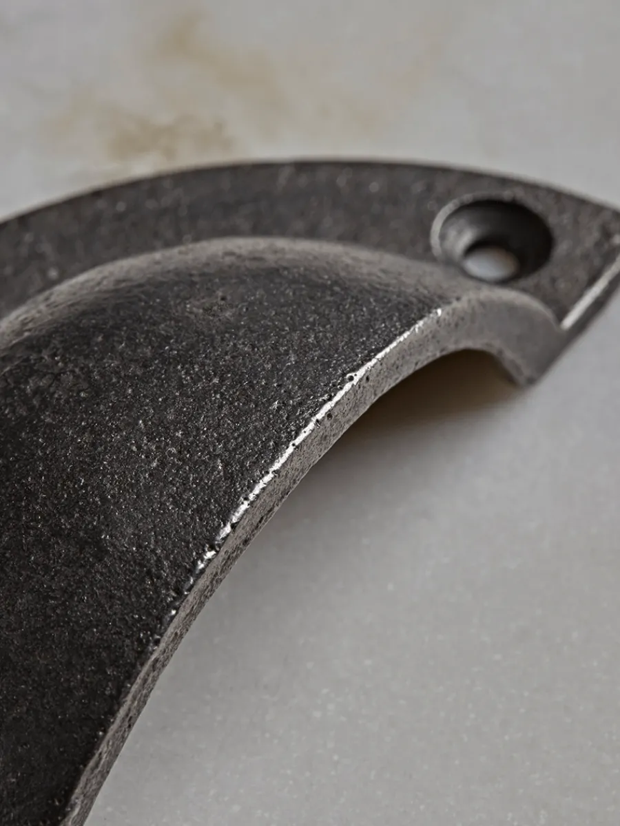 Cox & Cox Hardware<Cup Handle - Antique Cast Iron