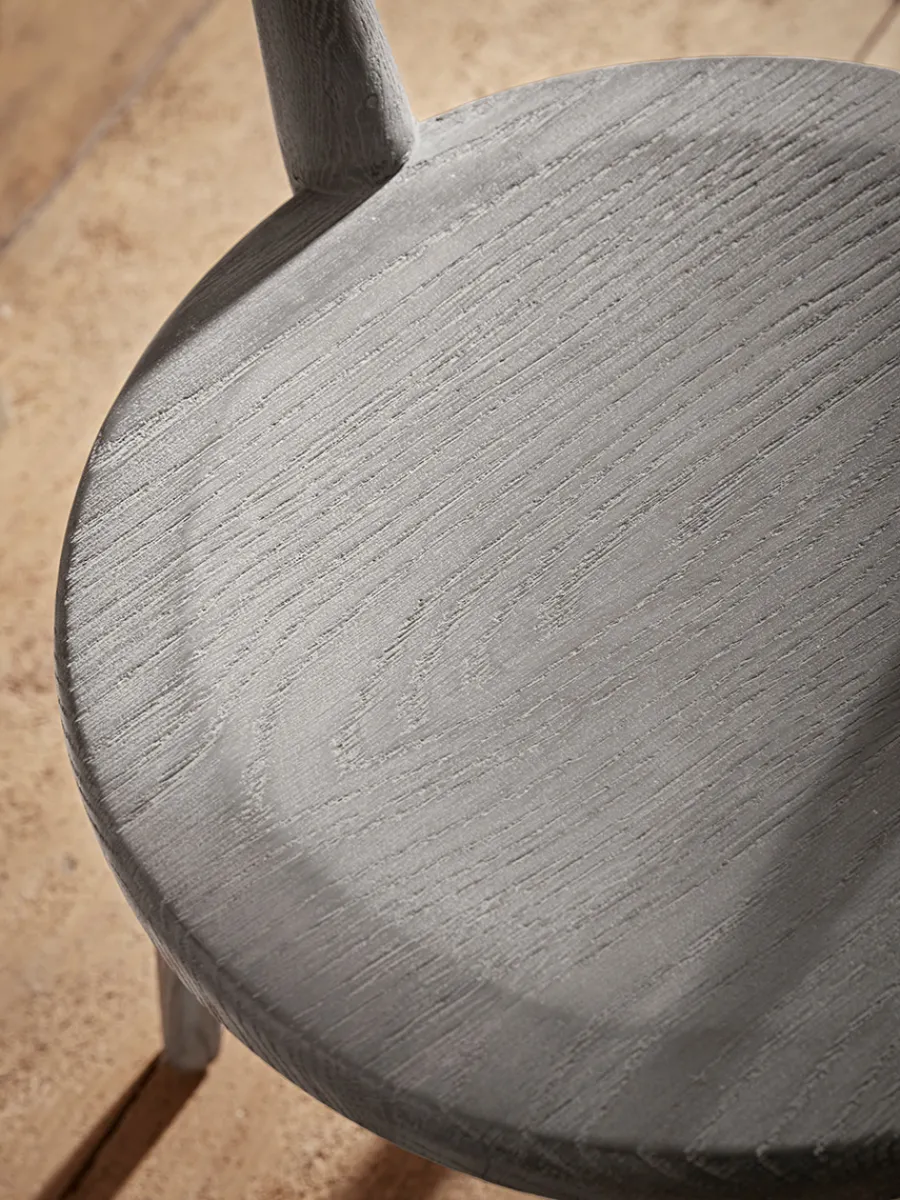 Cox & Cox Dining Chairs<Curved Back Dining Chair - Black