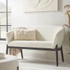 Cox & Cox Sofas<Curved Boucle Sofa