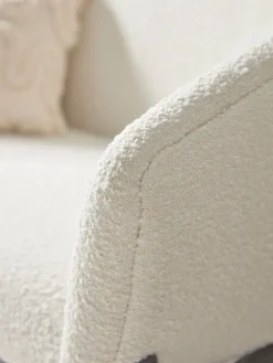 Cox & Cox Sofas<Curved Boucle Sofa