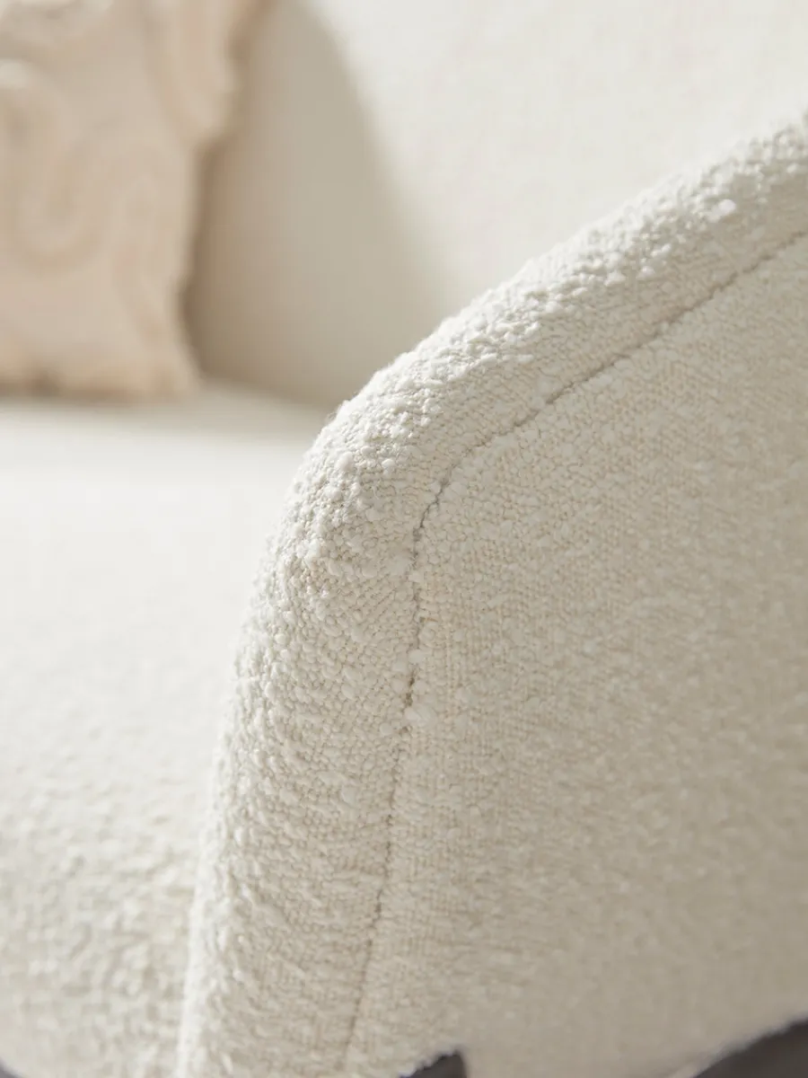 Cox & Cox Sofas<Curved Boucle Sofa