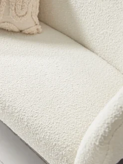 Cox & Cox Sofas<Curved Boucle Sofa