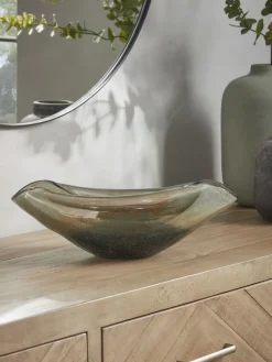 Cox & Cox Bowls, Dishes & Trinket Boxes<Curved Glass Bowl