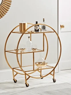 Cox & Cox Drinks Trolleys<Deco Cocktail Trolley