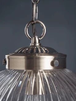 Cox & Cox Pendants<Deco Round Fluted Pendant