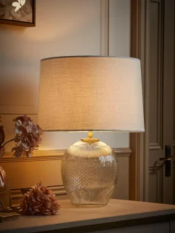 Cox & Cox Table Lamps|Bedside Lights<Diamond Glass Table Lamp