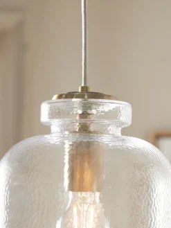 Cox & Cox Pendants<Dimpled Glass Pendant