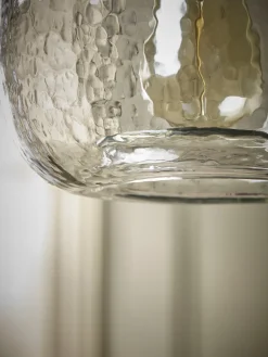 Cox & Cox Pendants<Dimpled Glass Pendant - Squoval