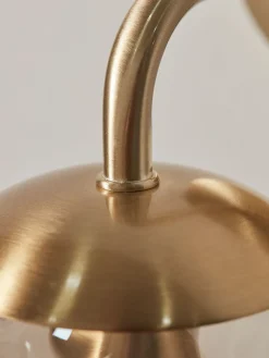 Cox & Cox Wall Lights<Dimpled Glass Wall Light