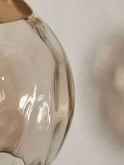 Cox & Cox Wall Lights<Dimpled Glass Wall Light