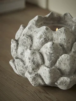 Cox & Cox Candle Holders<Distressed Artichoke Tealight Holder