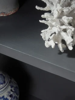 Cox & Cox Cabinets<Distressed Birch Display Cabinet