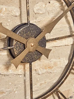 Cox & Cox Decorative Outdoors<Distressed Indoor Outdoor Clock - Medium