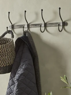 Cox & Cox Hardware|Hooks & Hook Racks<Distressed Industrial Metal Hooks - Medium