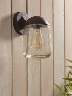 Cox & Cox Outdoor Wall Lights|Outdoor Wall Lights<Dome Glass Wall Light