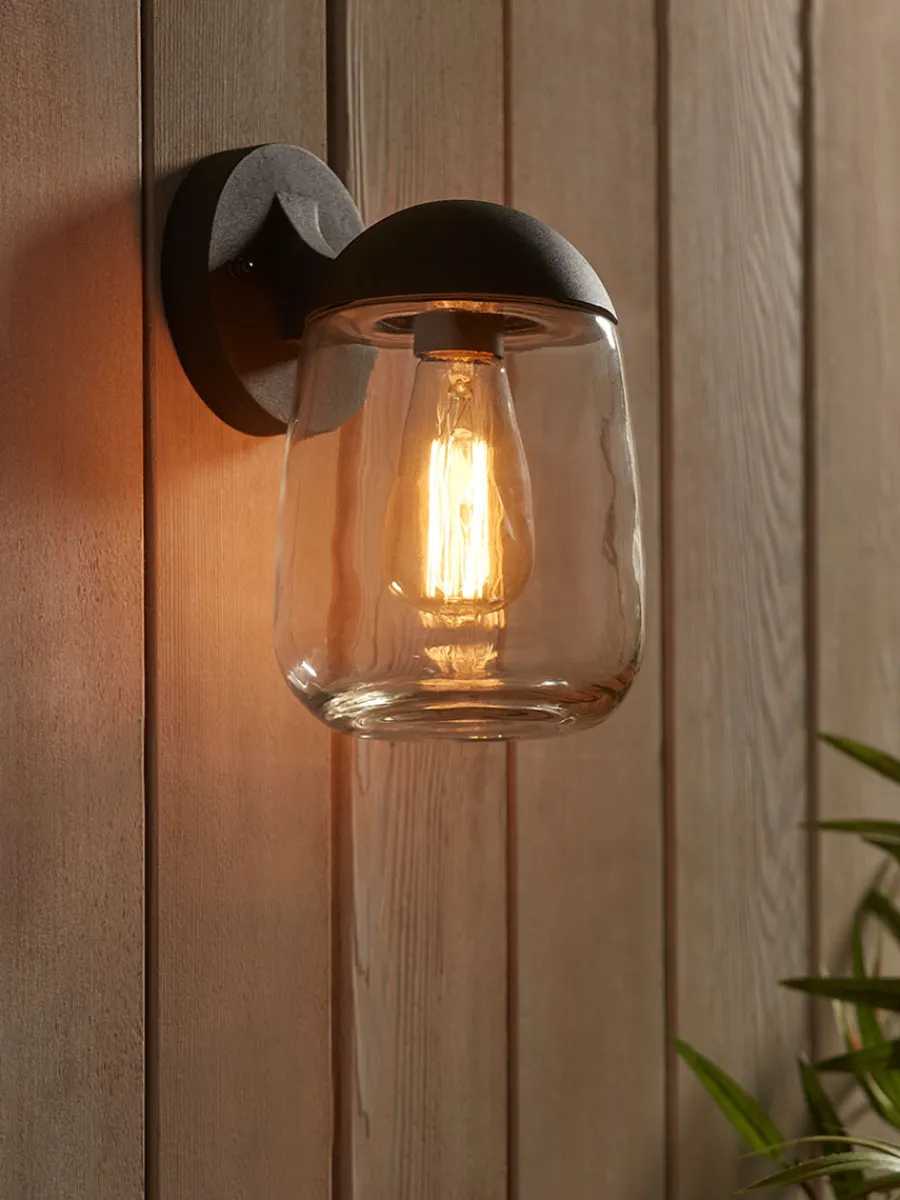 Cox & Cox Outdoor Wall Lights|Outdoor Wall Lights<Dome Glass Wall Light