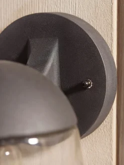 Cox & Cox Outdoor Wall Lights|Outdoor Wall Lights<Dome Glass Wall Light