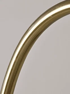 Cox & Cox Floor Lamps<Domed Glass Floor Lamp - Brass