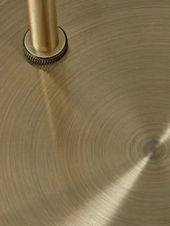 Cox & Cox Floor Lamps<Domed Glass Floor Lamp - Brass