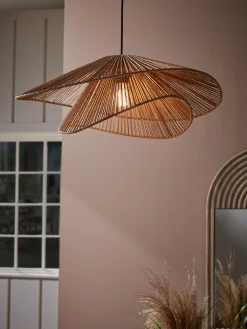 Cox & Cox Pendants<Double Layered Woven Pendant