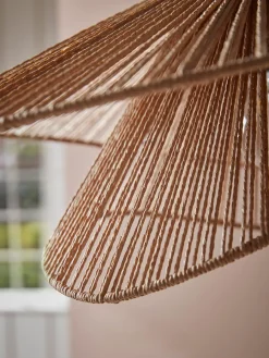 Cox & Cox Pendants<Double Layered Woven Pendant