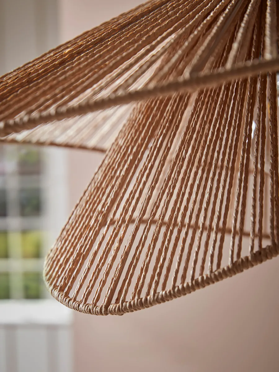 Cox & Cox Pendants<Double Layered Woven Pendant