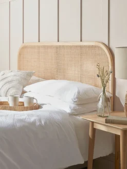 Cox & Cox Beds, Headboards & Mattresses<Double Wicker Headboard