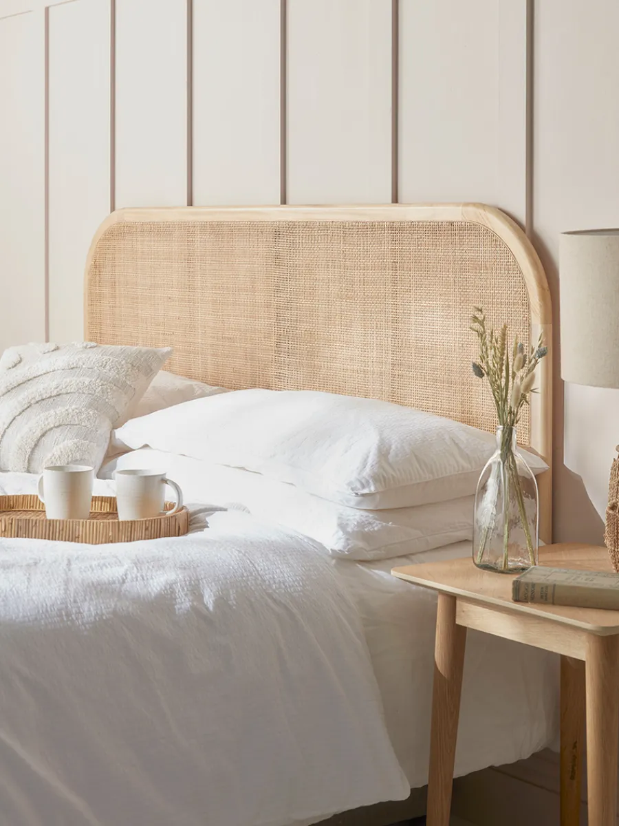 Cox & Cox Beds, Headboards & Mattresses<Double Wicker Headboard