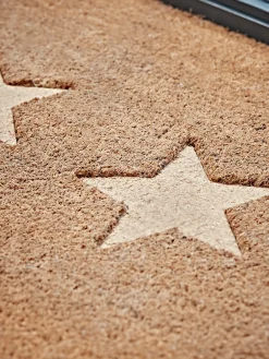 Cox & Cox Doormats|Doormats<Embossed Stars Doormat - Double