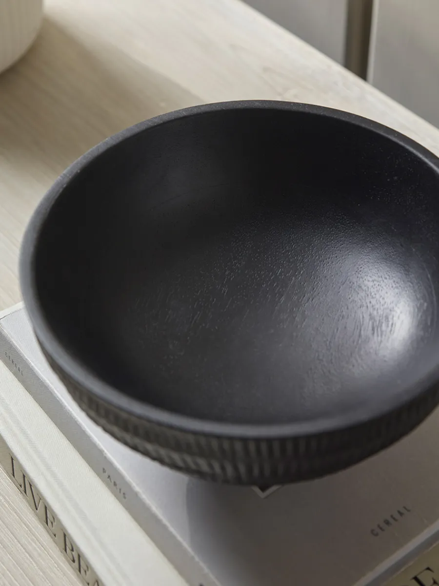 Cox & Cox Bowls, Dishes & Trinket Boxes<Etched Mango Wood Bowl - Large