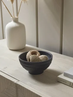 Cox & Cox Bowls, Dishes & Trinket Boxes<Etched Mango Wood Bowl - Small