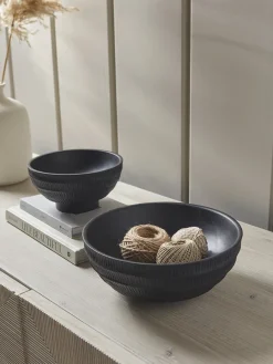 Cox & Cox Bowls, Dishes & Trinket Boxes<Etched Mango Wood Bowl - Small