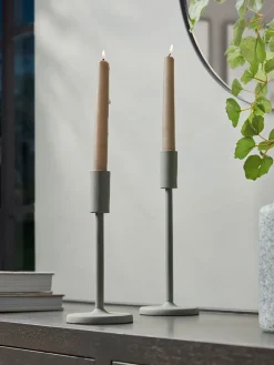 Cox & Cox Candle Holders<Eucalyptus Dinner Candle Holder - Small