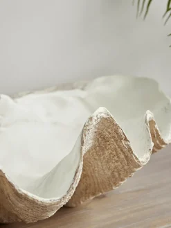 Cox & Cox Candle Holders<Faux Clam Shell