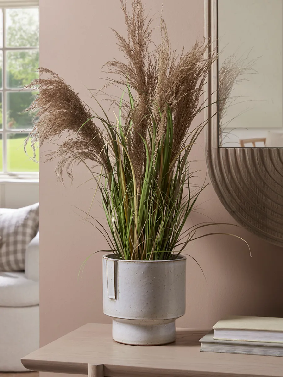Cox & Cox Faux Plants & Flowers<Faux Potted Pampas Grass