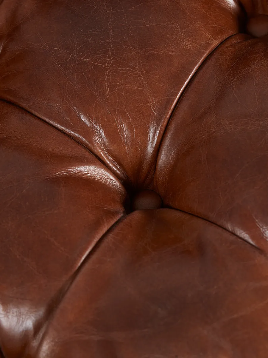 Cox & Cox Sofas<Fenn Sofa - Tan Leather