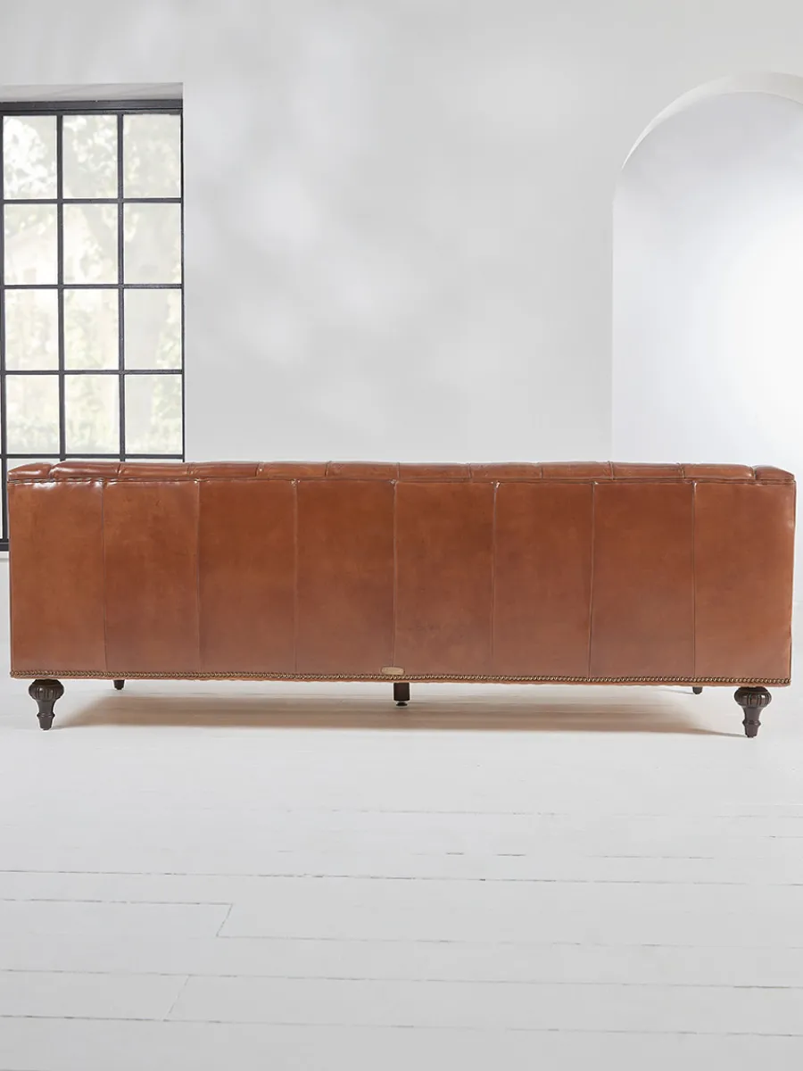 Cox & Cox Sofas<Fenn Sofa - Tan Leather