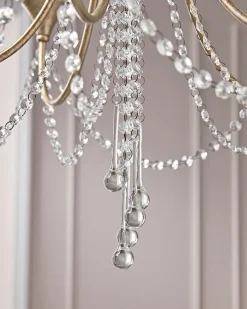 Cox & Cox Chandeliers & Decorative Lighting<Five Arm Leaf Chandelier