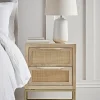 Cox & Cox Bedside Tables|Bedside Tables<Flat Rattan Webbing Bedside Table