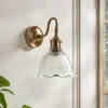 Cox & Cox Wall Lights<Flower Glass Wall Light