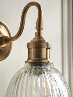 Cox & Cox Wall Lights<Flower Glass Wall Light