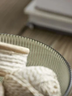 Cox & Cox Bowls, Dishes & Trinket Boxes|Dinnerware<Fluted Glass Serving Bowl