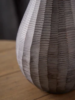 Cox & Cox Vases<Fluted Metal Vase